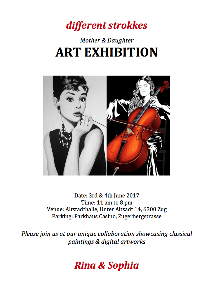 ART EXHIBITION ~ Flyer English