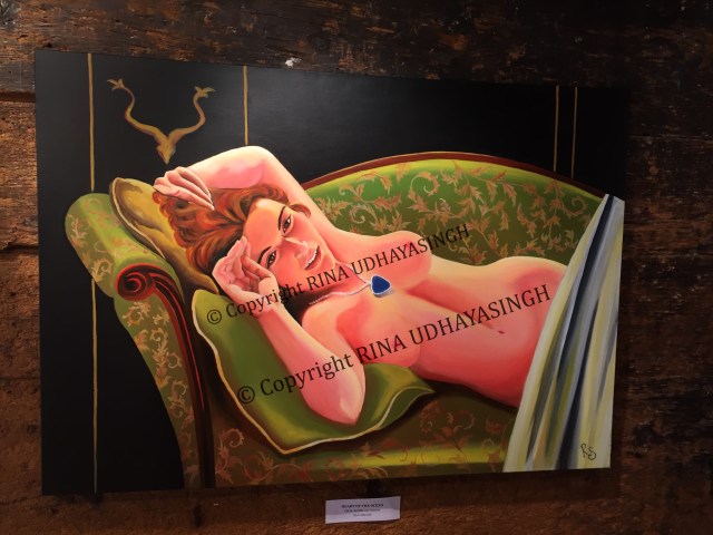 Heart of the Ocean ~ Mixed media on Canvas (70 X 100)